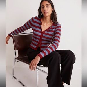 Madewell Knit Crewneck Cardigan